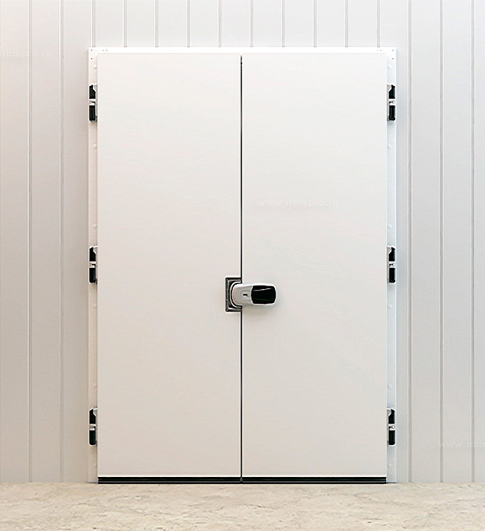 Распашные двустворчатые холодильные двери (Россия)